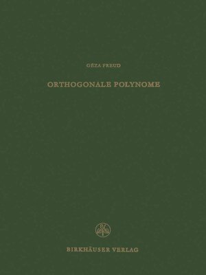 cover image of Orthogonale Polynome